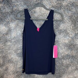 🌸🛍️Lilly Pulitzer: Florin Straight Hem V-Neck Tank Top🛍️🌸